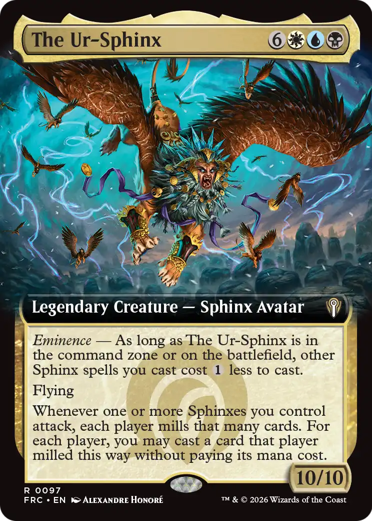 The Ur-Sphinx (Extended Art) [Reality Fracture Commander] | Exor Games Bridgewater