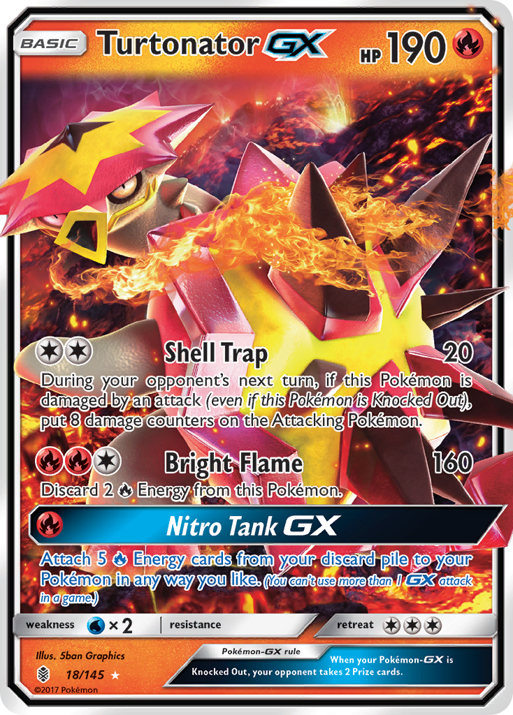 Turtonator GX (18/145) [Sun & Moon: Guardians Rising] | Exor Games Bridgewater