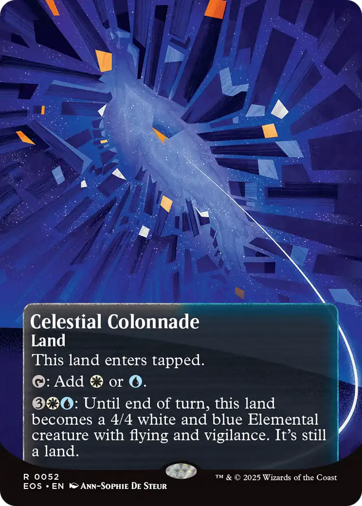 Celestial Colonnade (0052) (Borderless) [Edge of Eternities: Stellar Sights] | Exor Games Bridgewater