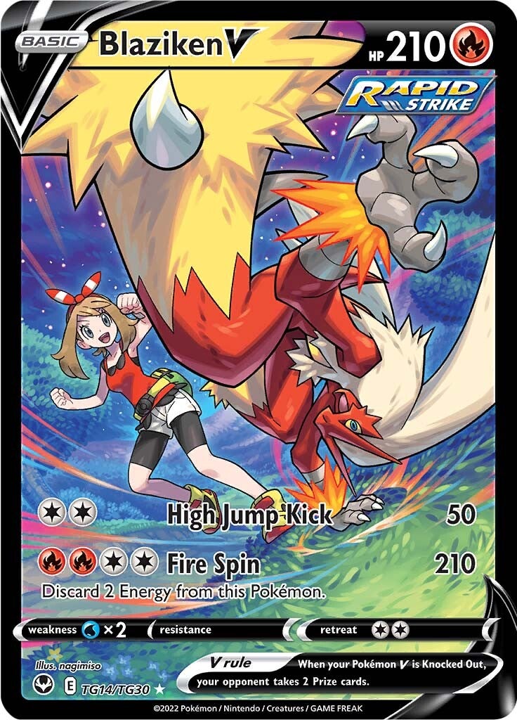 Blaziken V (TG14/TG30) [Sword & Shield: Silver Tempest] | Exor Games Bridgewater