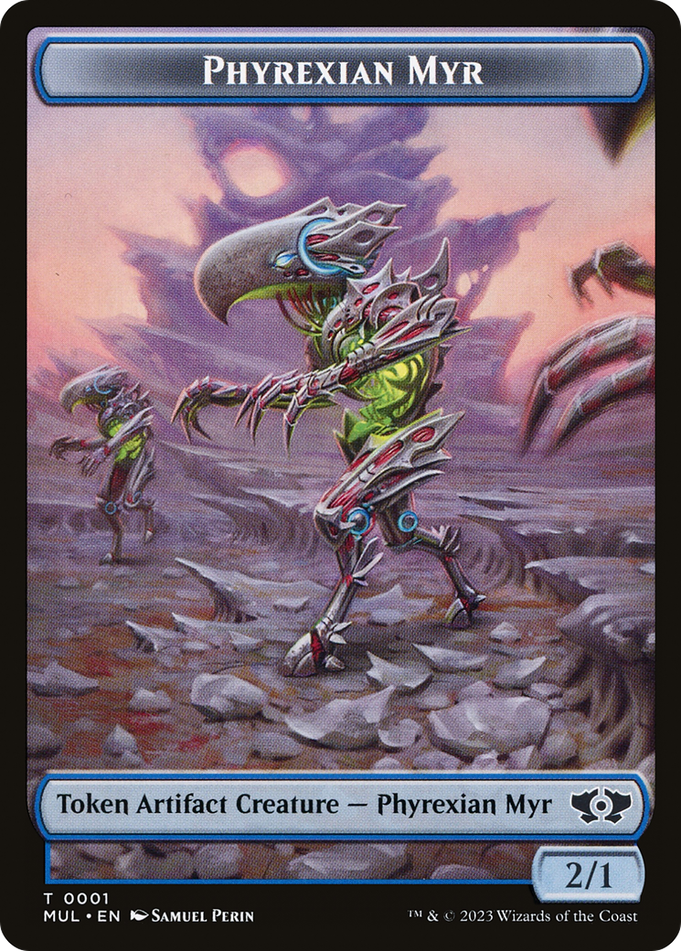 Phyrexian Myr // Phyrexian Hydra (11) Double-Sided Token [March of the Machine Tokens] | Exor Games Bridgewater