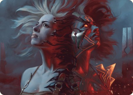 Thrill of Possibility Art Card [Phyrexia: All Will Be One Art Series] | Exor Games Bridgewater