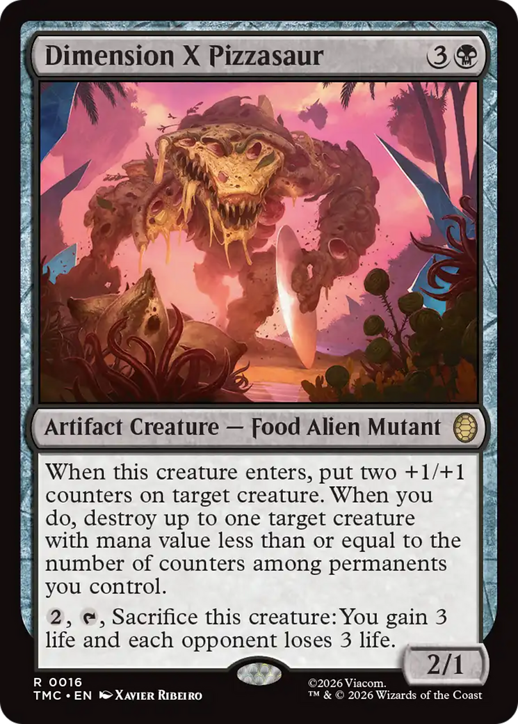Dimension X Pizzasaur [Teenage Mutant Ninja Turtles Commander] | Exor Games Bridgewater