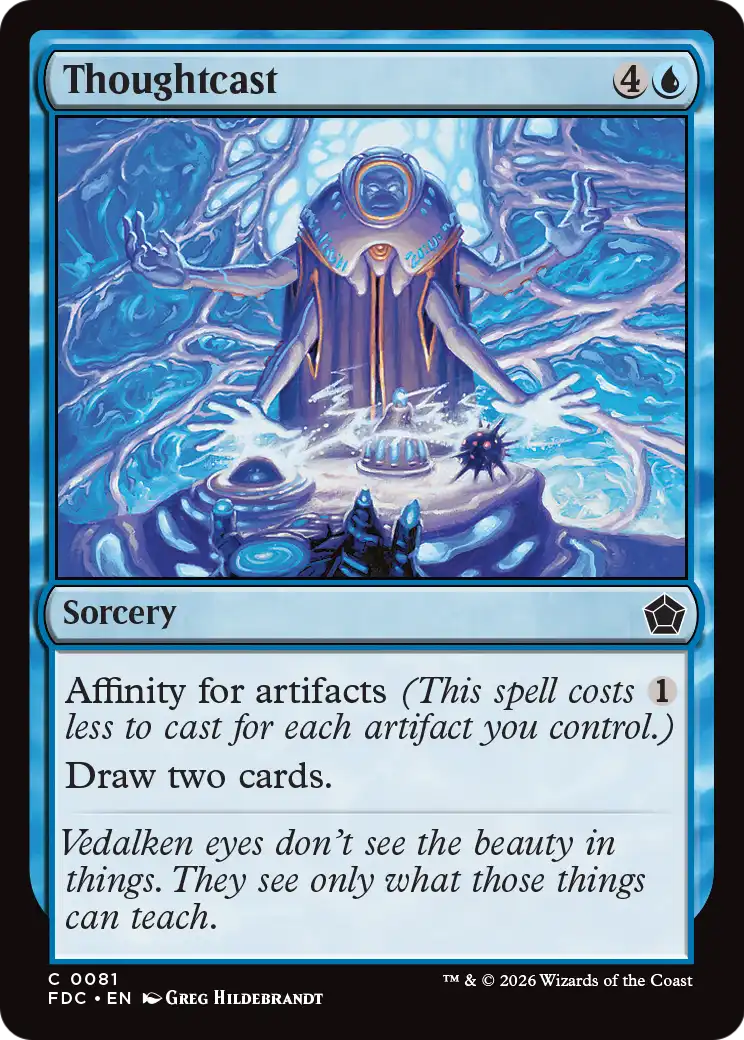 Thoughtcast [Foundations Commander] | Exor Games Bridgewater
