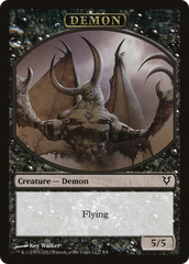 Angel // Demon Double-Sided Token [Avacyn Restored Tokens] | Exor Games Bridgewater