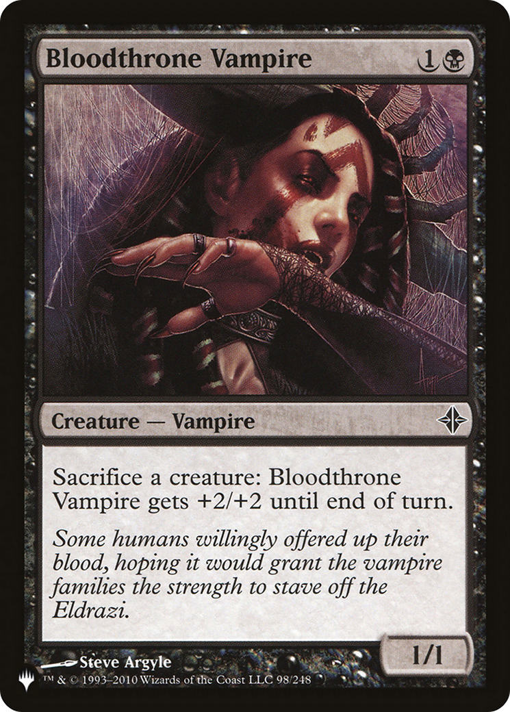 Bloodthrone Vampire [The List Reprints] | Exor Games Bridgewater