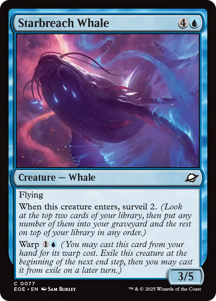 Starbreach Whale [Edge of Eternities] | Exor Games Bridgewater