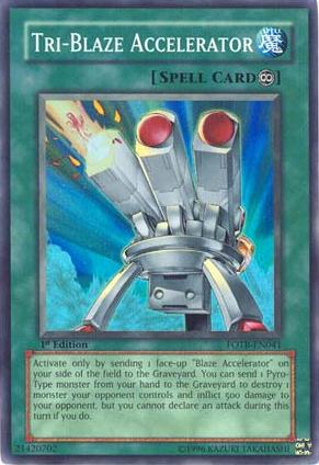 Tri-Blaze Accelerator [FOTB-EN041] Super Rare | Exor Games Bridgewater