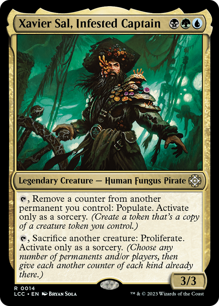 Xavier Sal, Infested Captain [The Lost Caverns of Ixalan Commander] | Exor Games Bridgewater