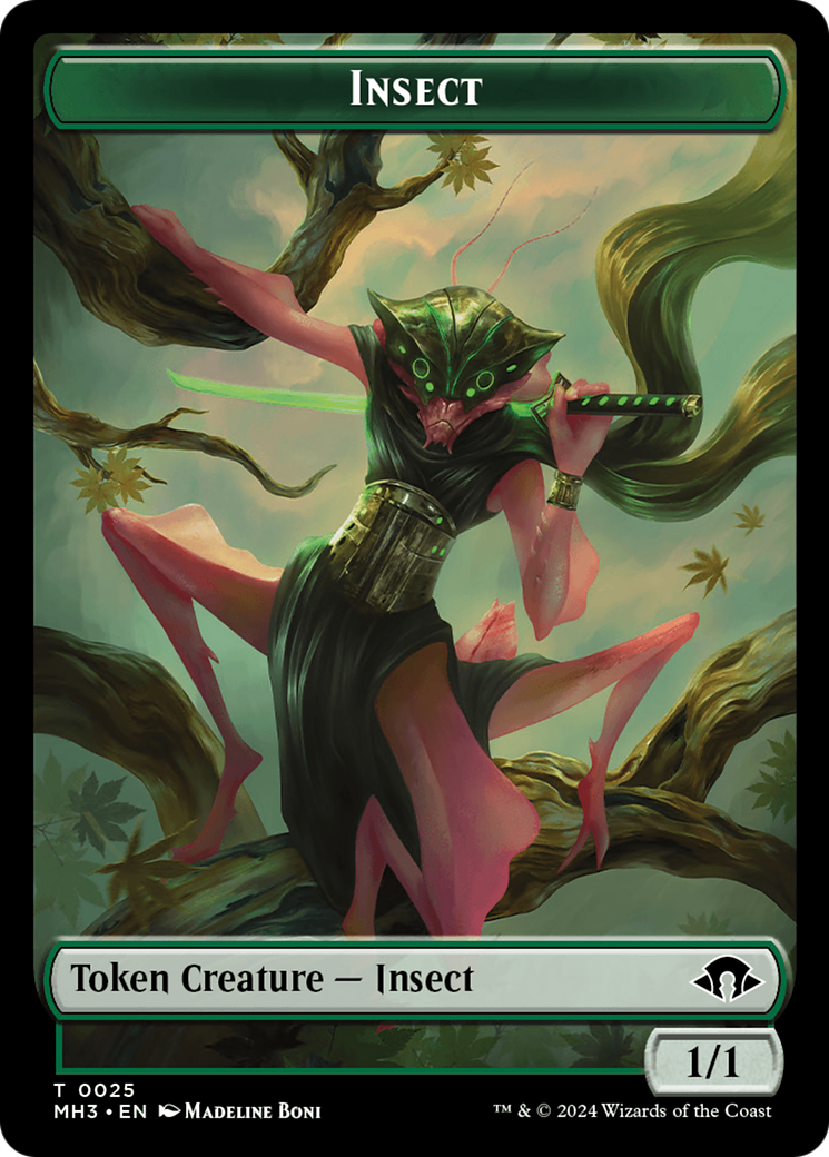 Insect Token (0025) [Modern Horizons 3 Tokens] | Exor Games Bridgewater