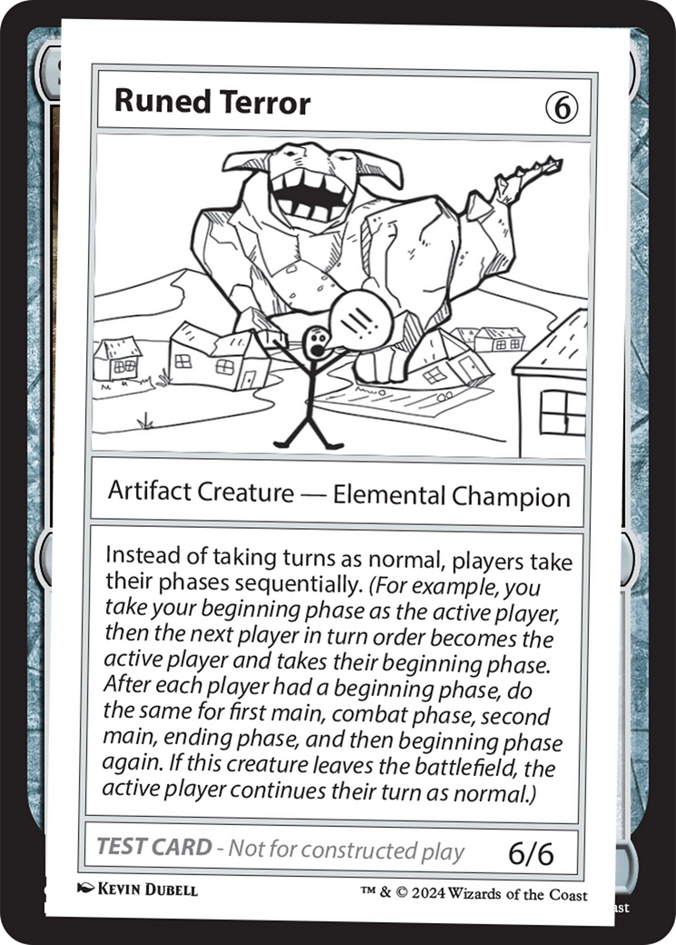 Runed Terror [Mystery Booster 2 Playtest Cards] | Exor Games Bridgewater