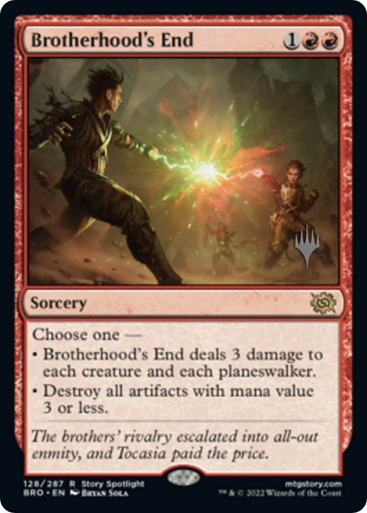 Brotherhood's End (Promo Pack) [The Brothers' War Promos] | Exor Games Bridgewater