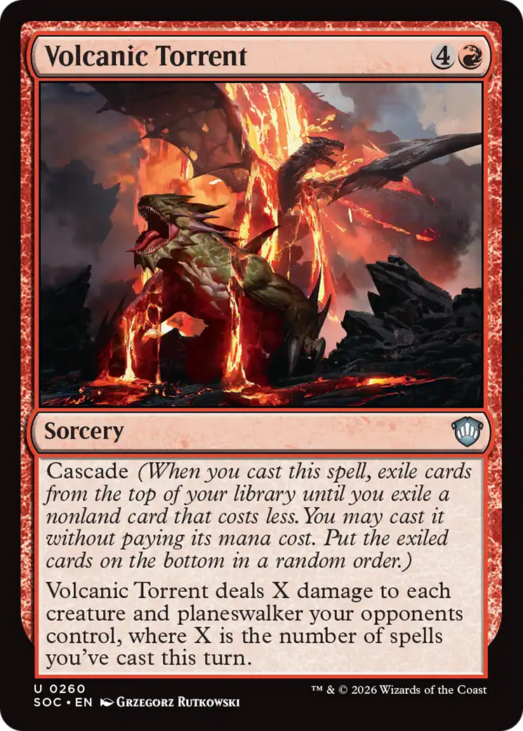Volcanic Torrent [Secrets of Strixhaven Commander] | Exor Games Bridgewater