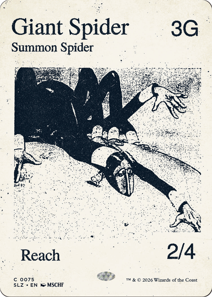 Giant Spider (0075) [Secret Lair x MSCHF: The Zeta Set] | Exor Games Bridgewater