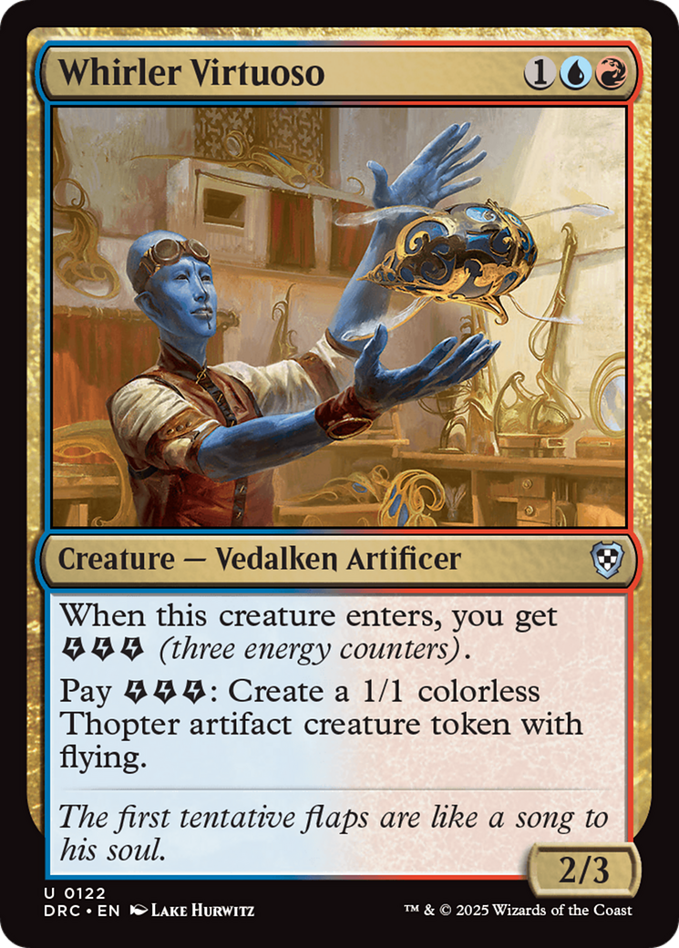 Whirler Virtuoso [Aetherdrift Commander] | Exor Games Bridgewater