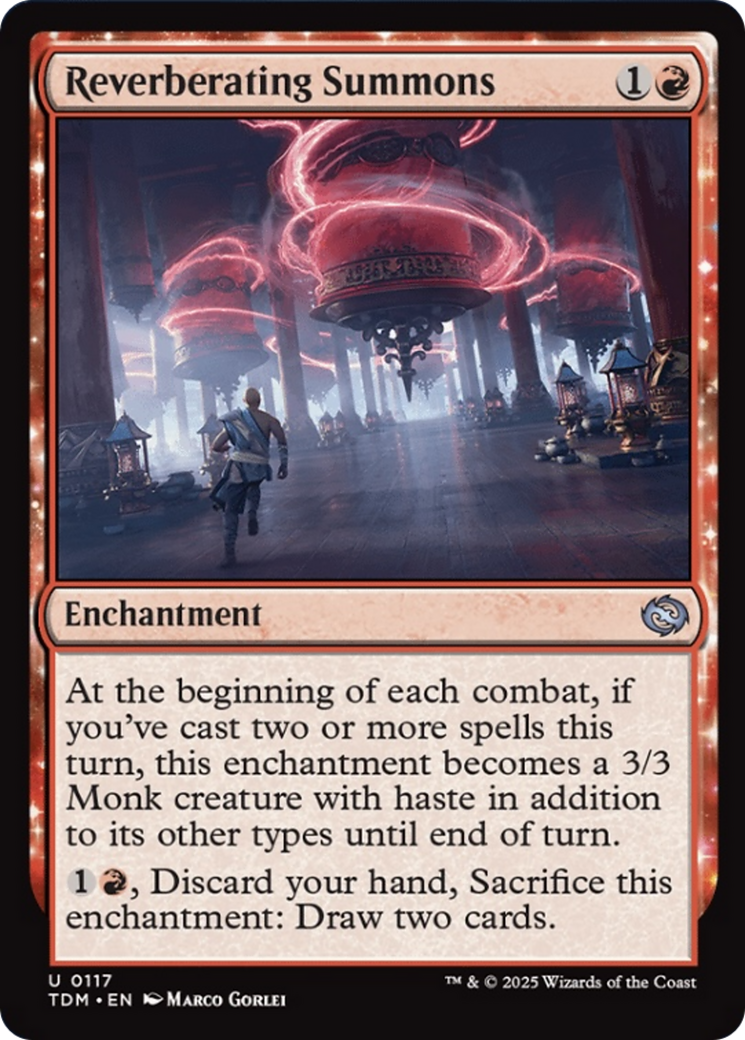 Reverberating Summons [Tarkir: Dragonstorm] | Exor Games Bridgewater