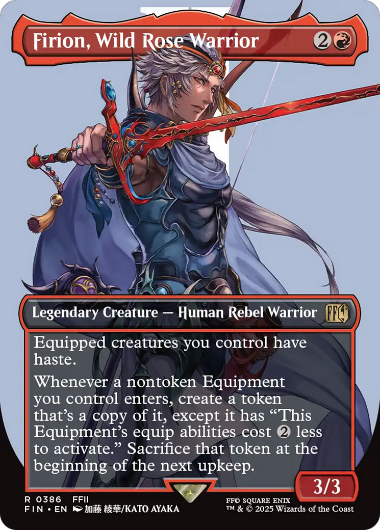 Firion, Wild Rose Warrior (Borderless) [FINAL FANTASY] | Exor Games Bridgewater