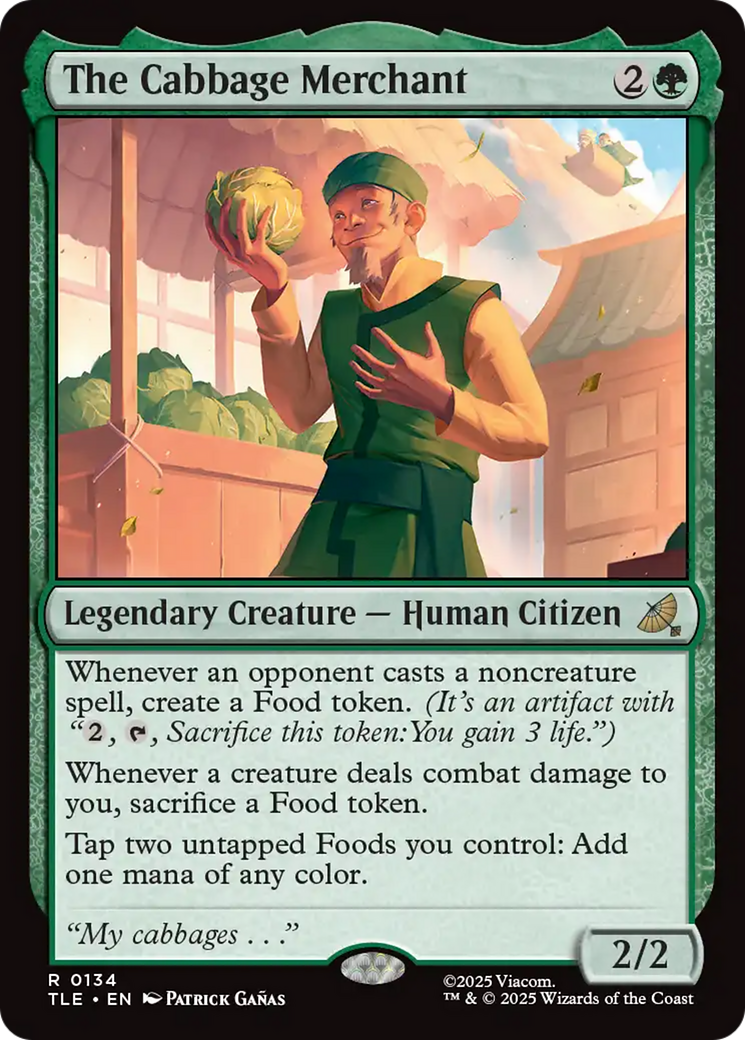 The Cabbage Merchant [Avatar: The Last Airbender: Eternal-Legal] | Exor Games Bridgewater