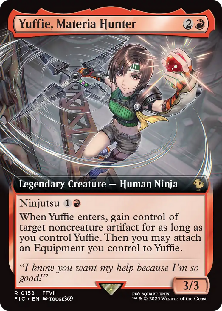 Yuffie, Materia Hunter (Extended Art) [FINAL FANTASY Commander] | Exor Games Bridgewater