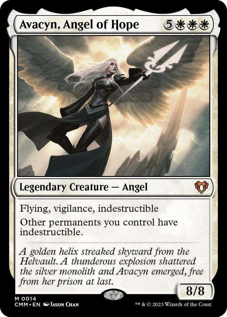 Avacyn, Angel of Hope [Commander Masters] | Exor Games Bridgewater