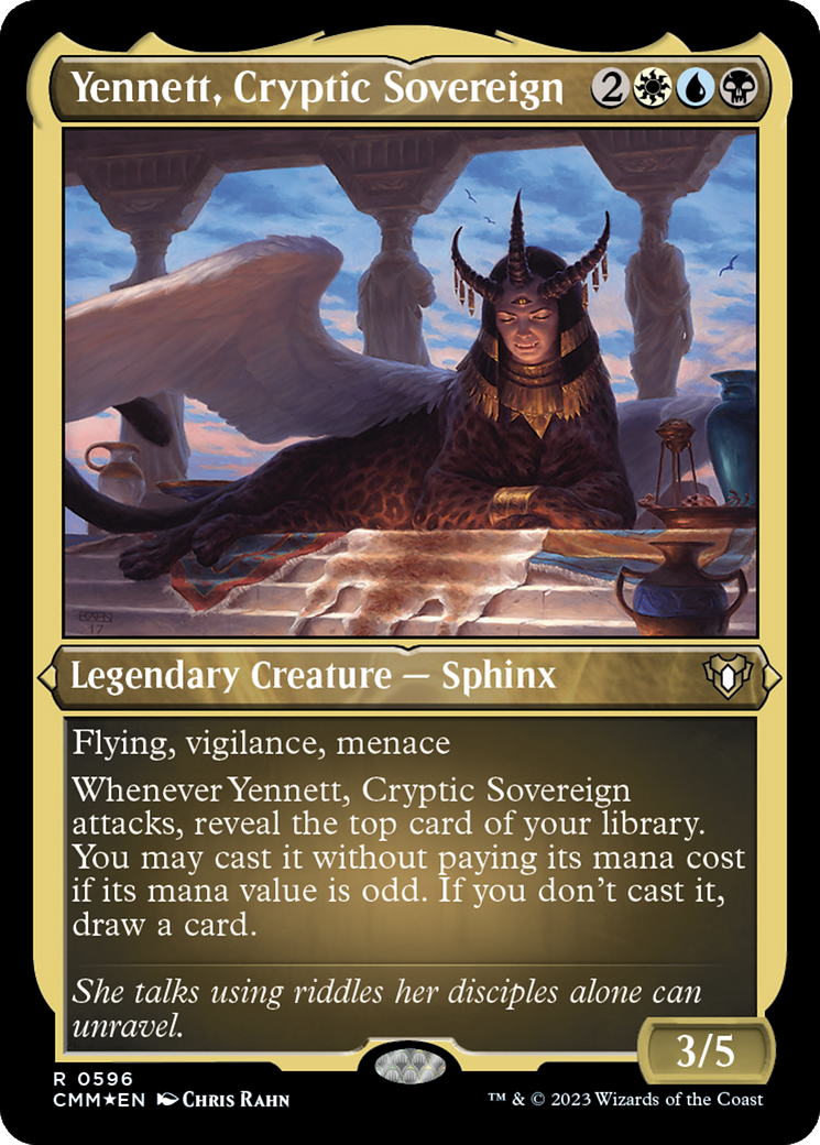 Yennett, Cryptic Sovereign (Foil Etched) [Commander Masters] | Exor Games Bridgewater