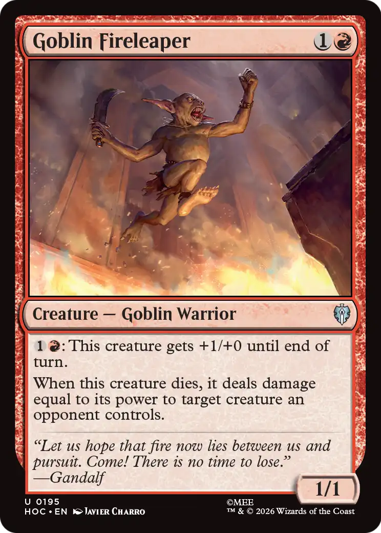 Goblin Fireleaper [The Hobbit: Eternal-Legal] | Exor Games Bridgewater