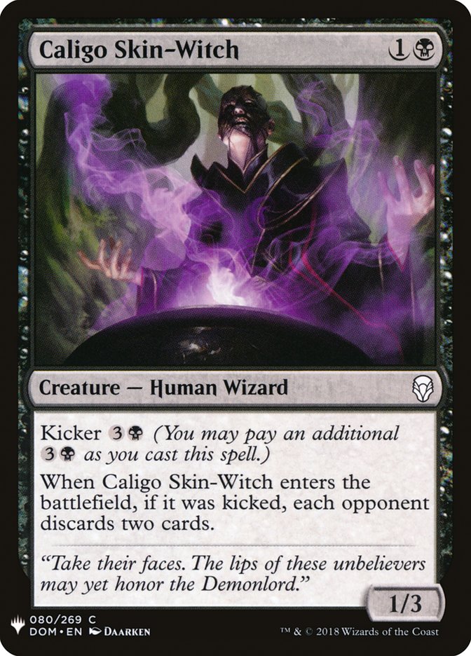 Caligo Skin-Witch [Mystery Booster] | Exor Games Bridgewater