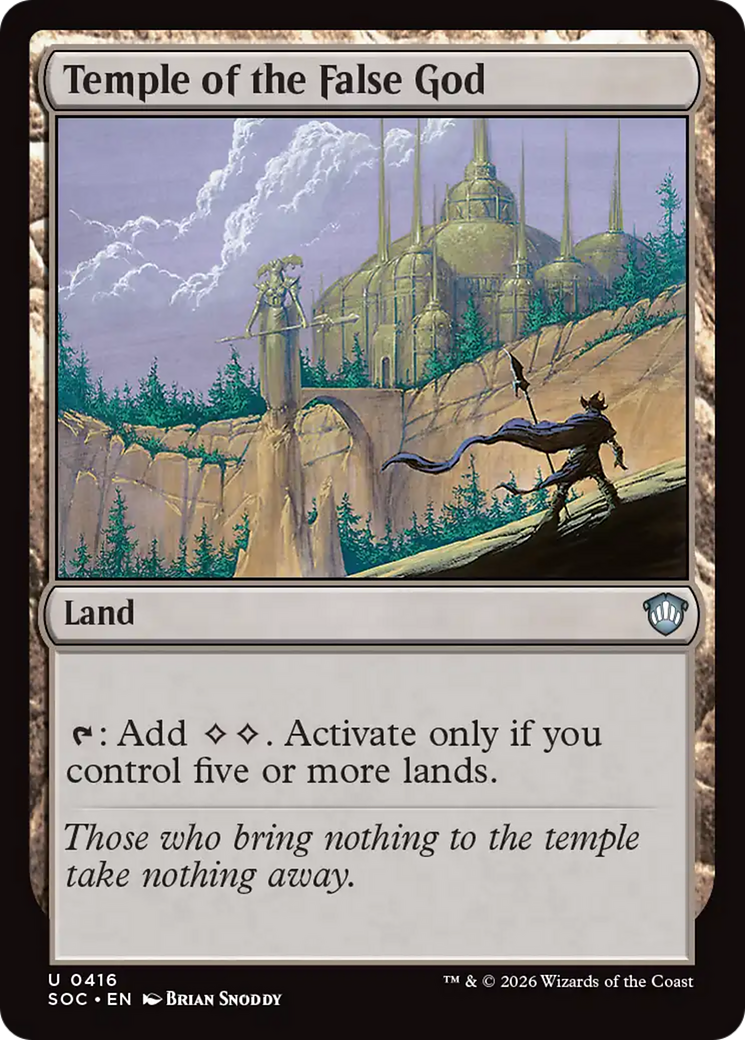 Temple of the False God [Secrets of Strixhaven Commander] | Exor Games Bridgewater