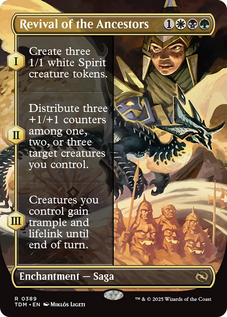 Revival of the Ancestors (Borderless) [Tarkir: Dragonstorm] | Exor Games Bridgewater