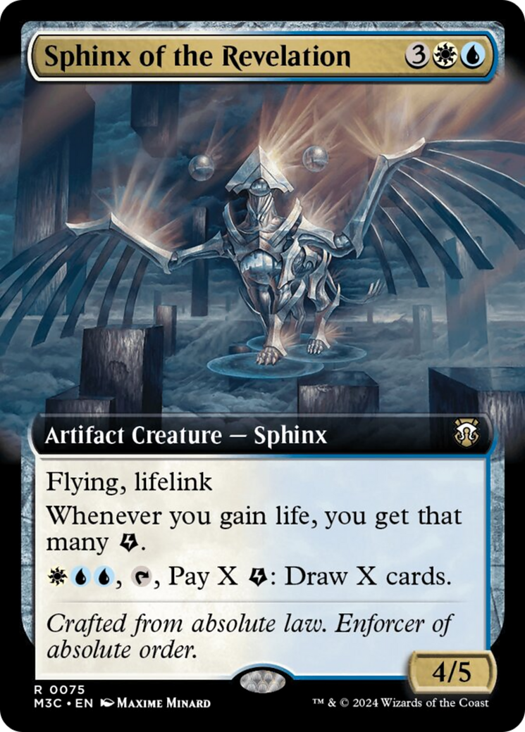 Sphinx of the Revelation (Extended Art) (Ripple Foil) [Modern Horizons 3 Commander] | Exor Games Bridgewater