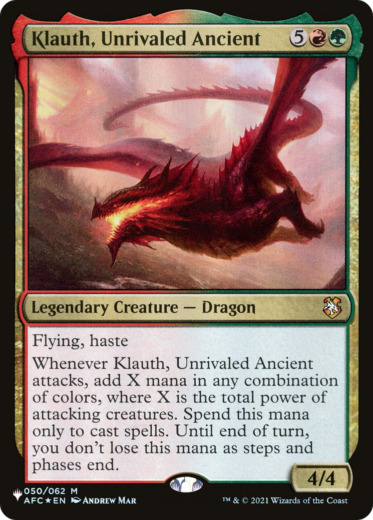 Klauth, Unrivaled Ancient [The List Reprints] | Exor Games Bridgewater