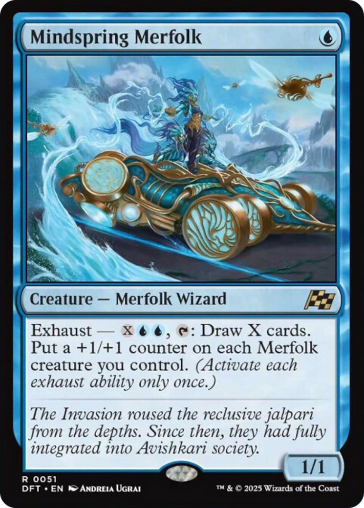 Mindspring Merfolk [Aetherdrift] | Exor Games Bridgewater