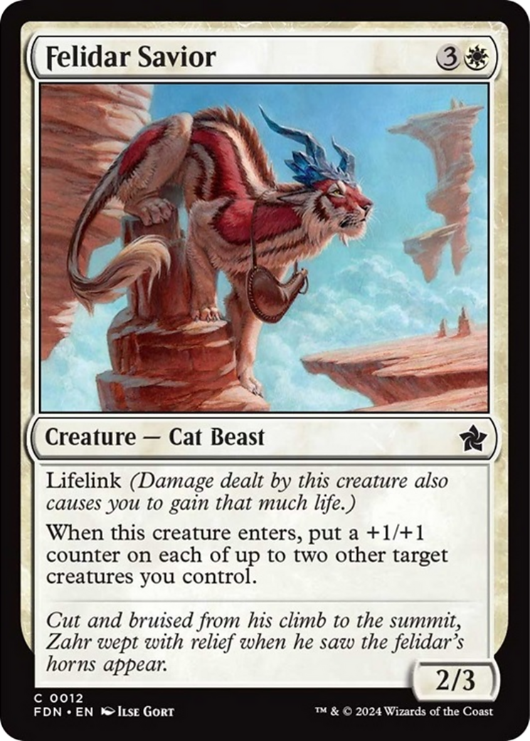 Felidar Savior [Foundations] | Exor Games Bridgewater