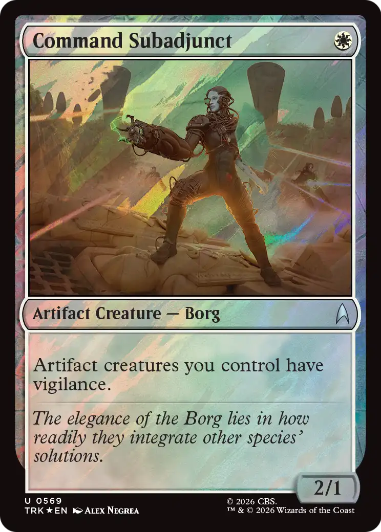 Command Subadjunct (Surge Foil) [Star Trek] | Exor Games Bridgewater