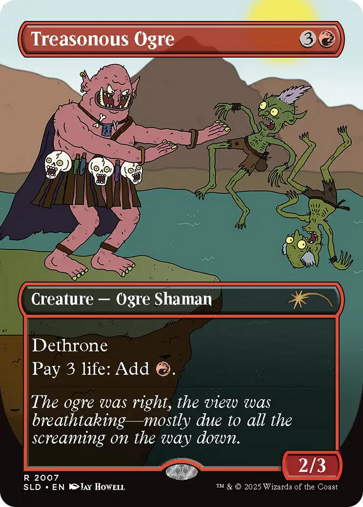 Treasonous Ogre (Rainbow Foil) [Secret Lair Drop Series] | Exor Games Bridgewater