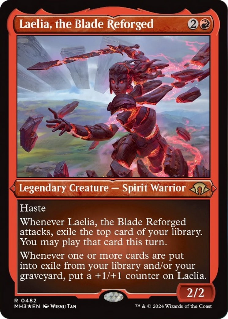 Laelia, the Blade Reforged (Foil Etched) [Modern Horizons 3] | Exor Games Bridgewater