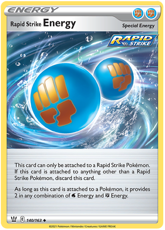 Rapid Strike Energy (140/163) [Sword & Shield: Battle Styles] | Exor Games Bridgewater