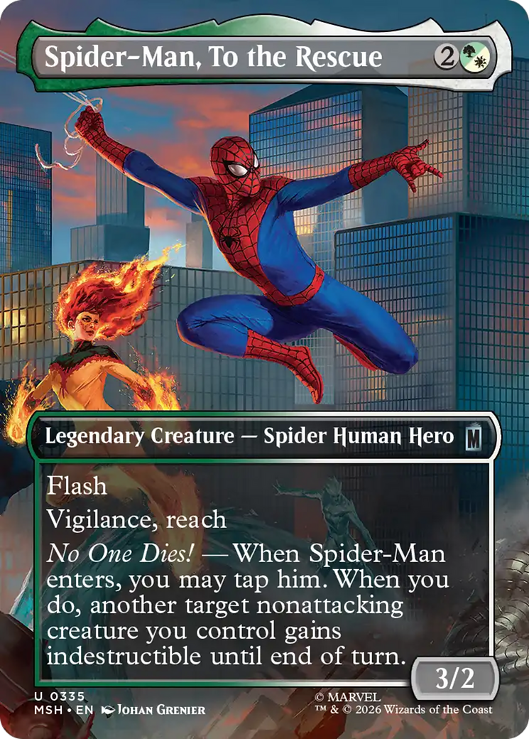 Spider-Man, To the Rescue (Borderless) [Marvel Super Heroes] | Exor Games Bridgewater