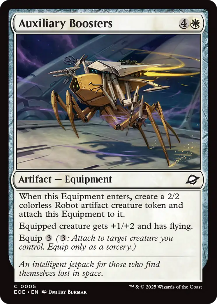 Auxiliary Boosters [Edge of Eternities] | Exor Games Bridgewater