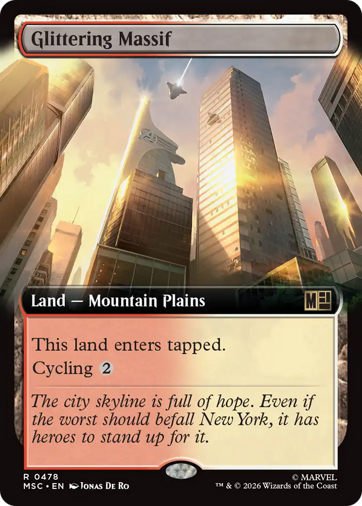 Glittering Massif (Extended Art) [Marvel Super Heroes Commander] | Exor Games Bridgewater
