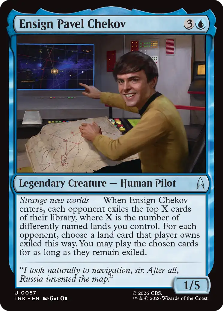 Ensign Pavel Chekov [Star Trek] | Exor Games Bridgewater
