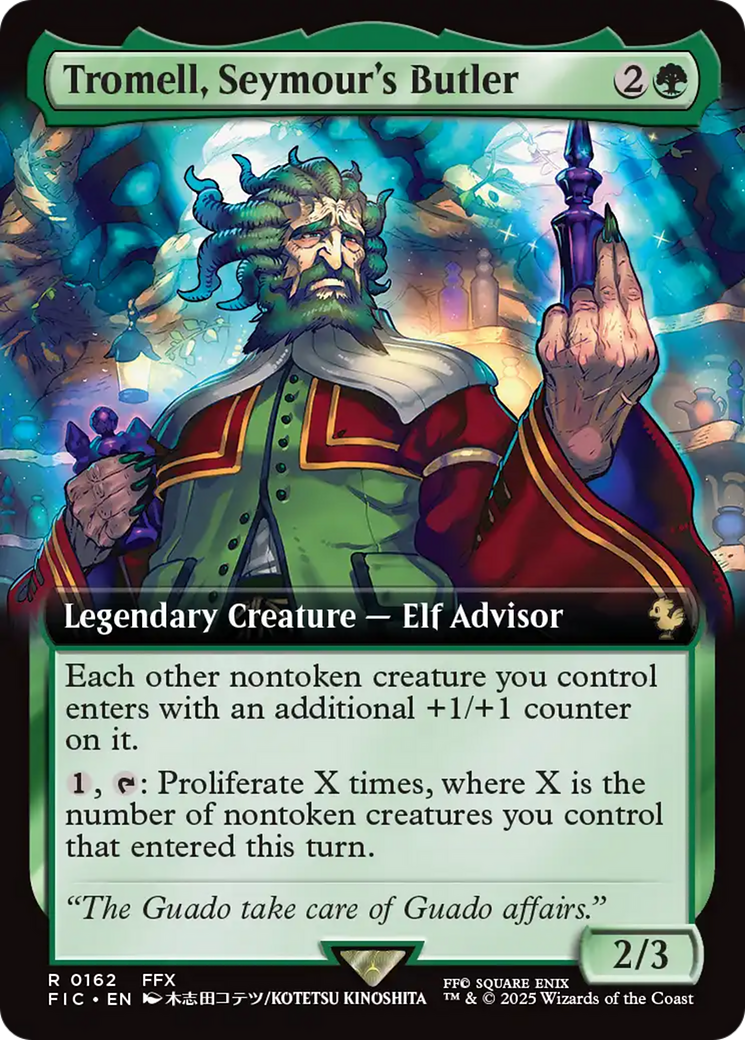 Tromell, Seymour's Butler (Extended Art) [FINAL FANTASY Commander] | Exor Games Bridgewater