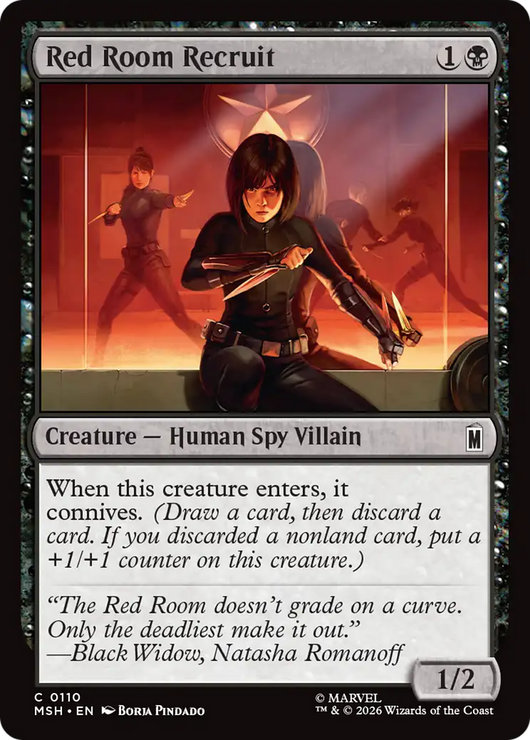 Red Room Recruit [Marvel Super Heroes] | Exor Games Bridgewater