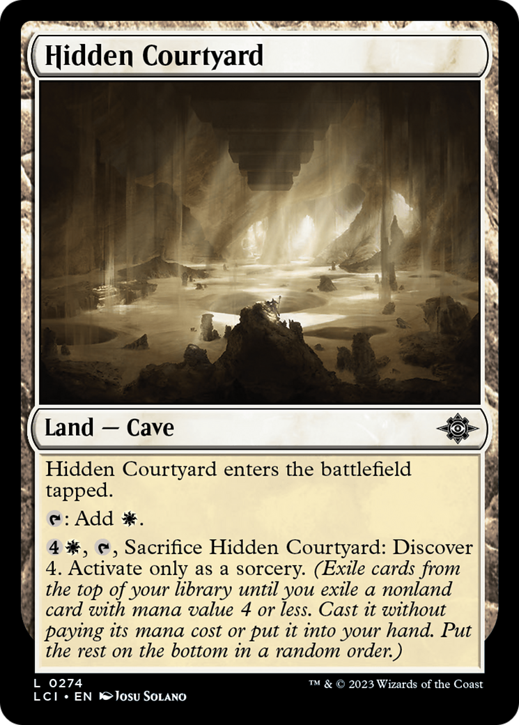 Hidden Courtyard [The Lost Caverns of Ixalan] | Exor Games Bridgewater