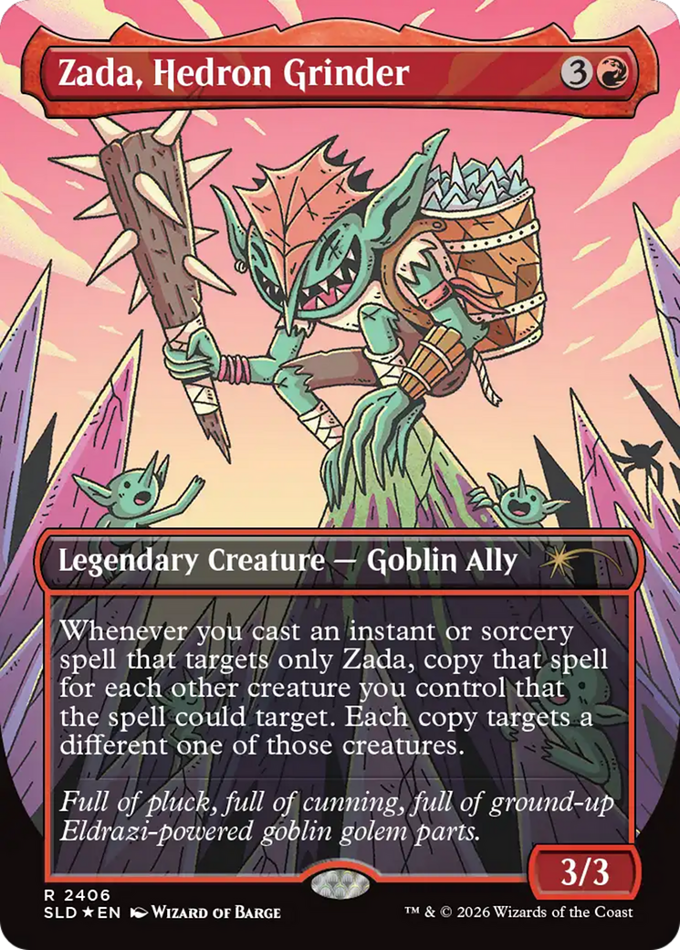 Zada, Hedron Grinder (Display Commander) - Thick Stock [Secret Lair Drop Series] | Exor Games Bridgewater