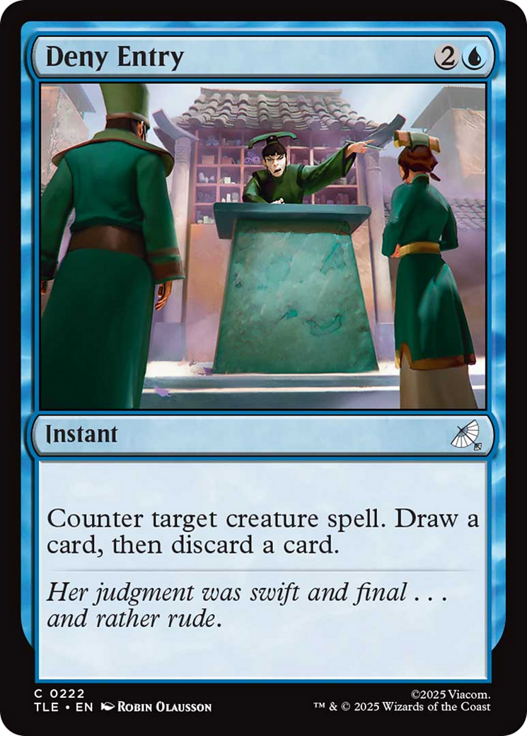 Deny Entry [Avatar: The Last Airbender: Eternal-Legal] | Exor Games Bridgewater