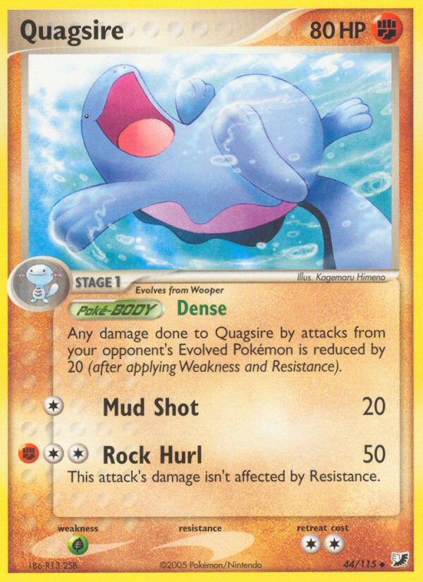 Quagsire (44/115) [EX: Unseen Forces] | Exor Games Bridgewater