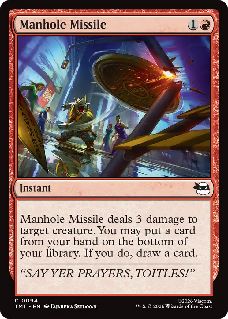 Manhole Missile [Teenage Mutant Ninja Turtles] | Exor Games Bridgewater