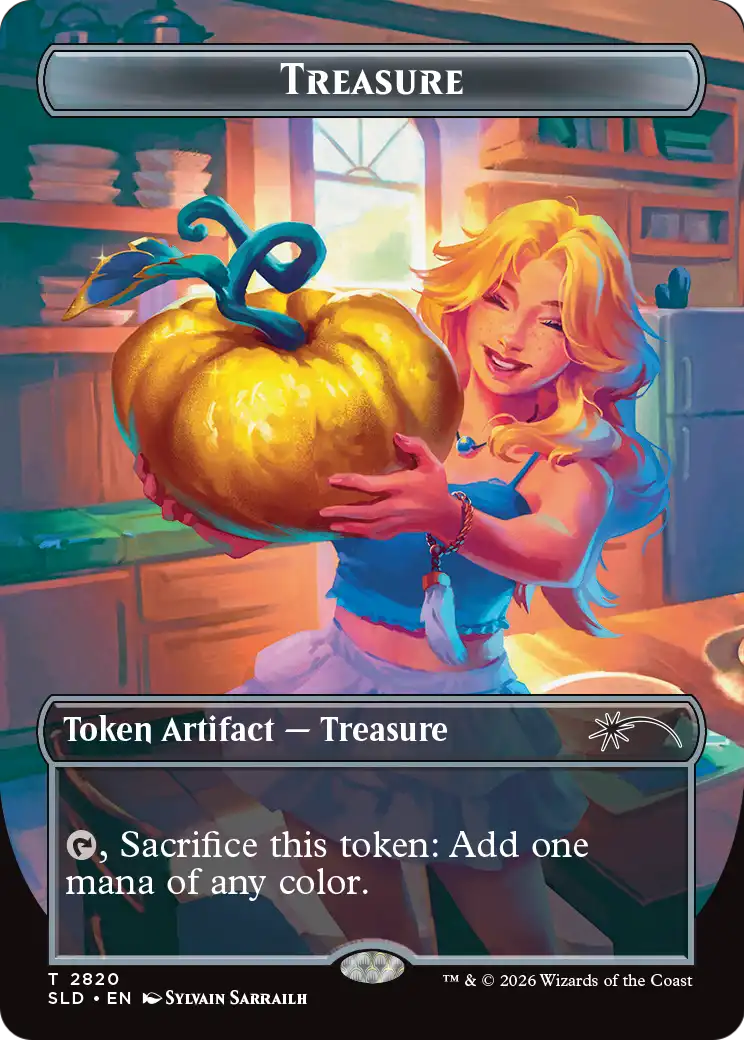 Treasure Token (2820) [Secret Lair Drop Series] | Exor Games Bridgewater