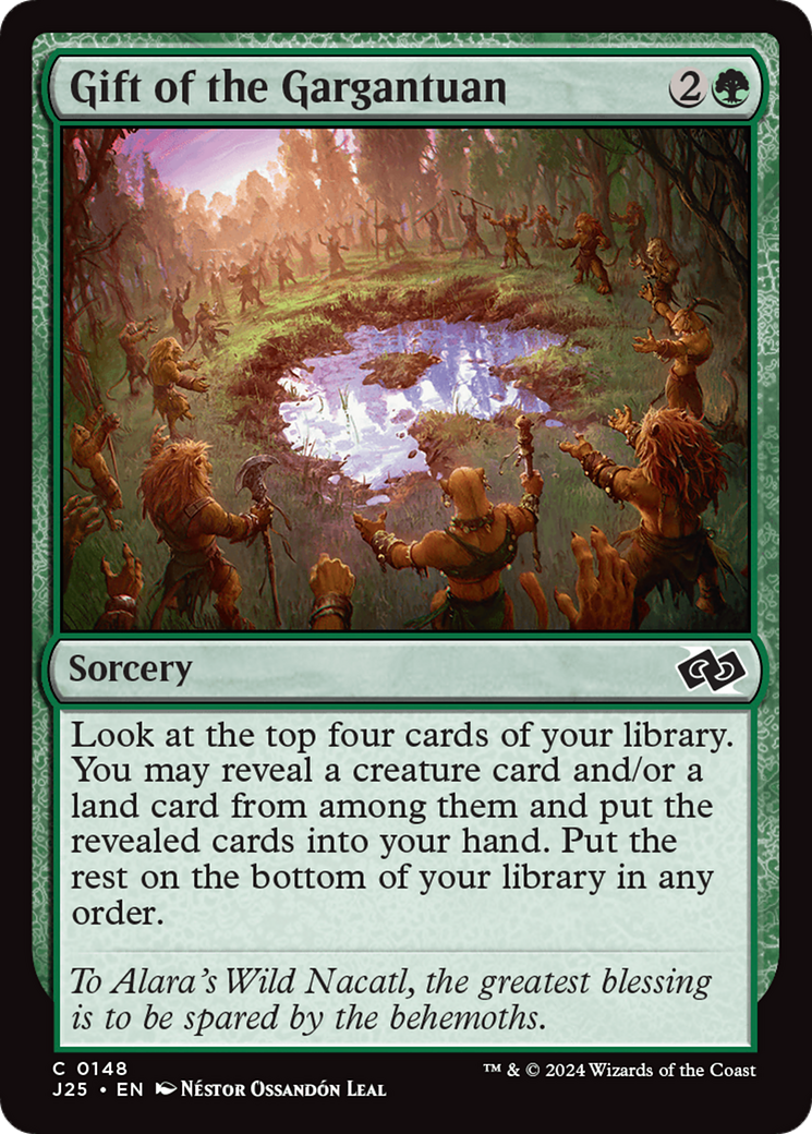 Gift of the Gargantuan [Foundations Jumpstart] | Exor Games Bridgewater